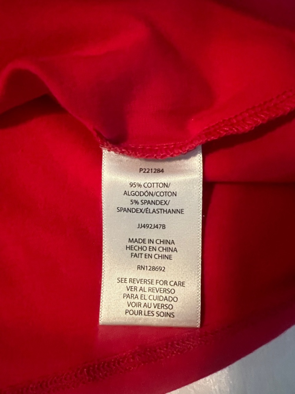 Madden Girl Red Twist-Detail Short Sleeve Top - Picture 6 of 6